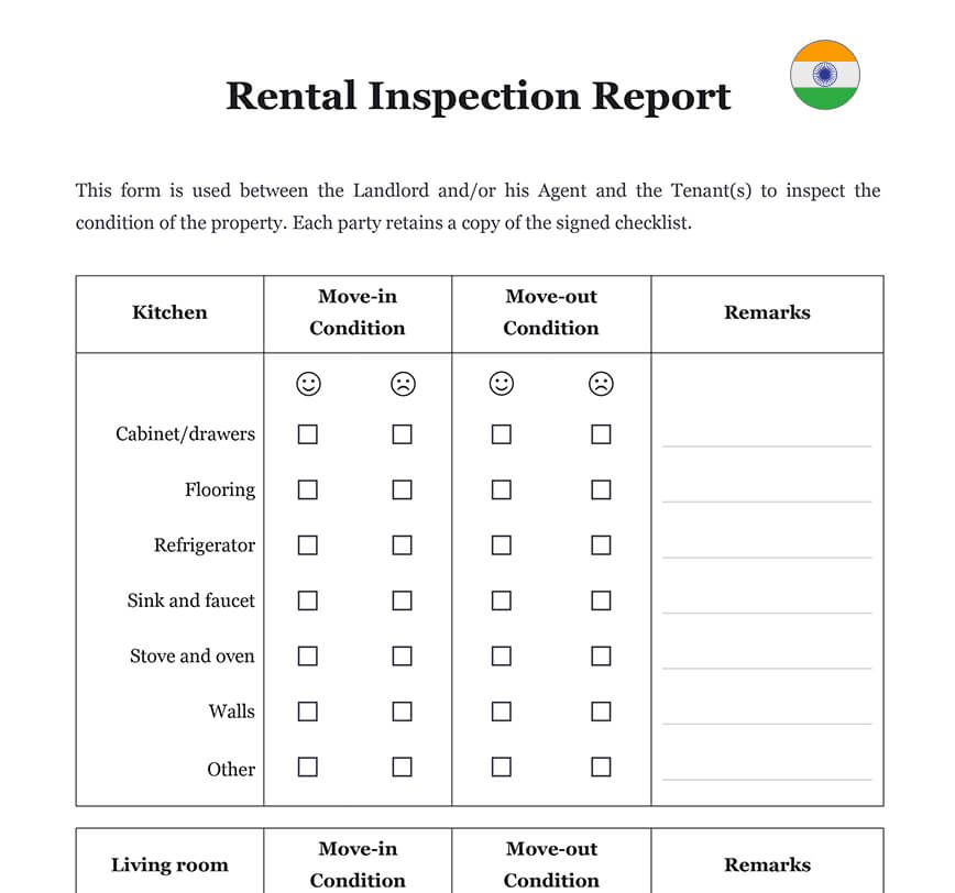 Rental inspection report India